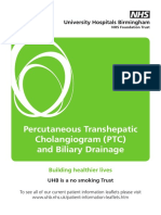 Pi Percutaneous Transhepatic Cholangiogram Biliary Drainage