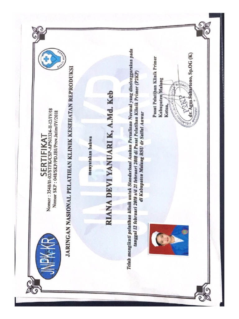 Sertifikat Apn Ijazah Transkrip Nilai Pdf