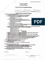 Building Permit Application Form