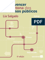 Como Vencer A Maratona Dos Concursos Publicos - 6 Edicao - Lia Salgado - 2019