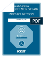 DOT Unified DBE Directory 2011-10-10