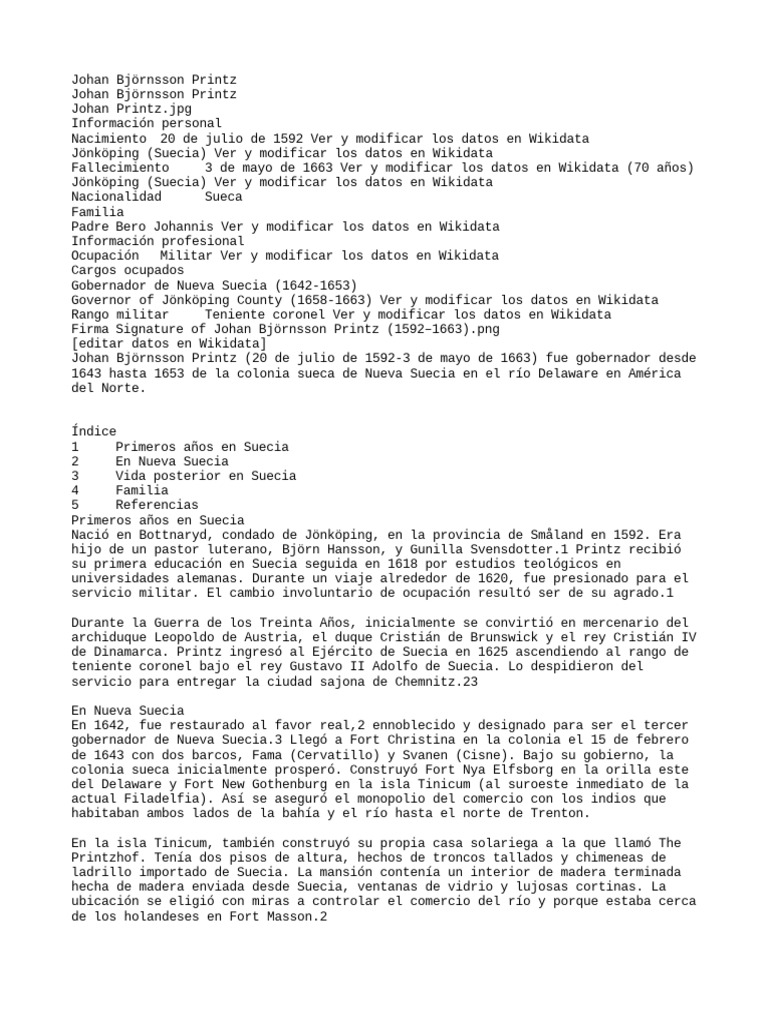 Johan Björnsson Printz PDF