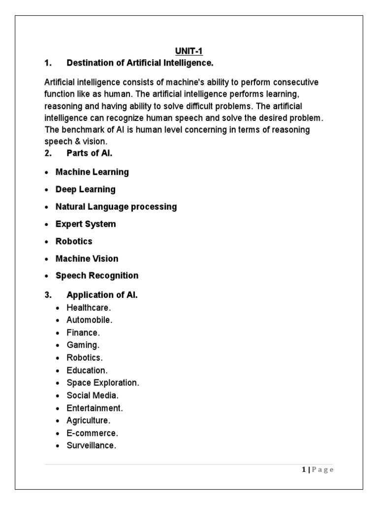 Ai 1 | PDF | Artificial Intelligence | Intelligence (AI) & Semantics