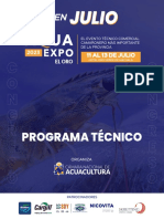 Programa Técnico AQUAEXPO El Oro 2023