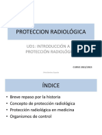 Proteccion Radiológica: Ud1: Introducción A La Protección Radiológica