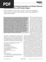 Advanced Materials - 2018 - Hu - Memristor Based Analog Computation and Neural Network Classification With A Dot Product