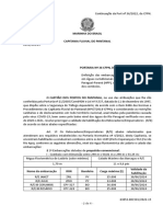 Portaria #36 CFPN, de 27 de Outubro de 2022.