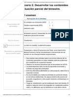 Examen - (AAB02) Cuestionario 2 - Desarro... A La Evaluación Parcial Del Bimestre