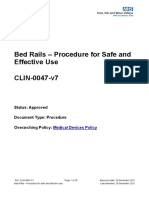 Bed Rails Procedure