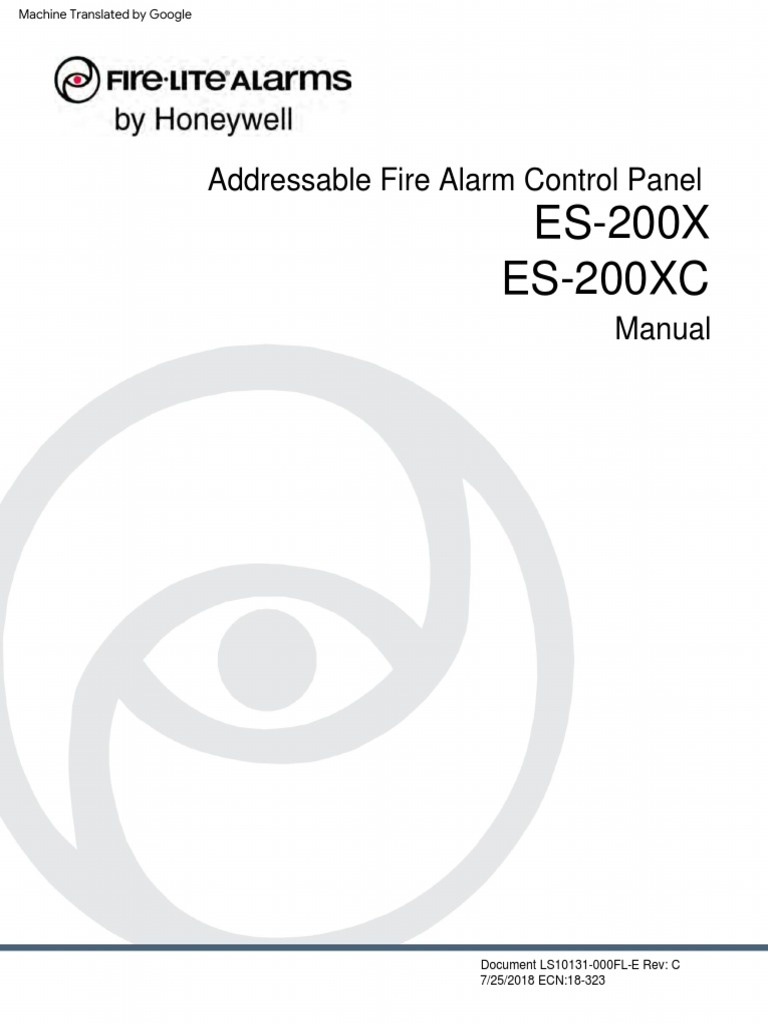 ES200X Manual, Sistema Contra Incendios. (1) PDF Electricity