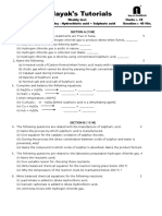 Question and Answers On HCL + H2So4