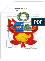Declaracion Jurada Domiciliaria