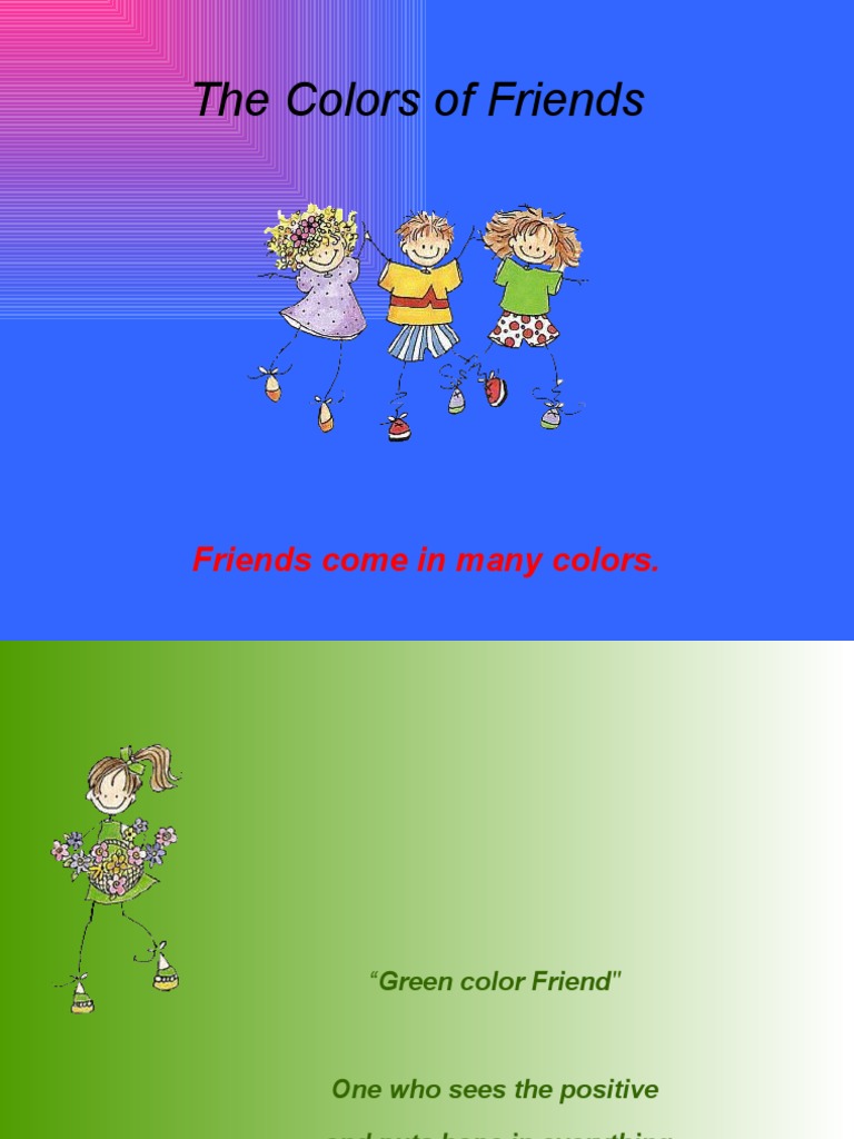 Colors of True Friendship | PDF