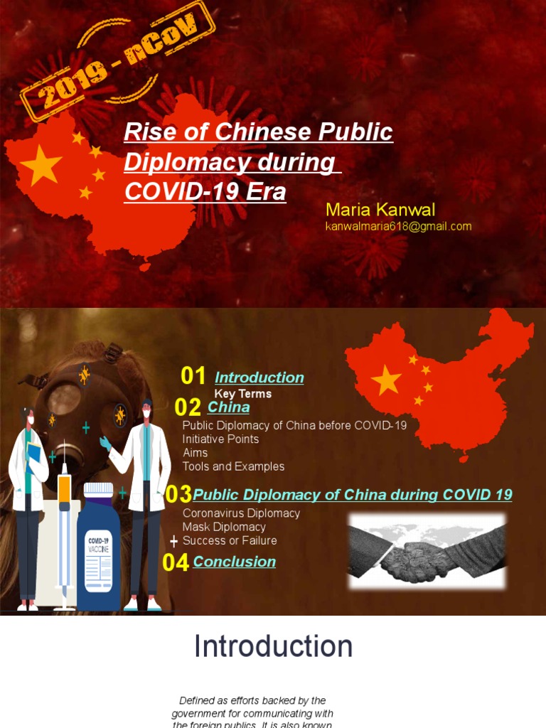 China's Public Diplomacy in COVID-19 | PDF | China | World Politics