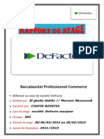 Rapport de Stage Defacto