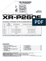 Pioneer xr-p260f