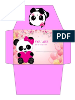 Panda 3r Envelope