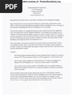 Obama SSN Fraud Report: Fraudulent Use of SSN 042-68-4425 and Selective Service Number Fraud - by Susan Daniels, Licensed PI