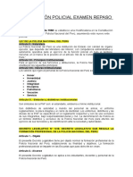 Legislación Policial Examen Repaso