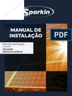 Manual de Instalação de Estrutura de Fixação - Telhado Zinco-Aluzinco