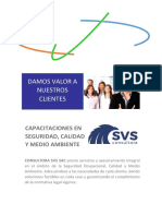 SVS Consultora Brochure-Capacitaciones