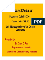 CHE-502 (Stereochemistryof Organic Compounds)