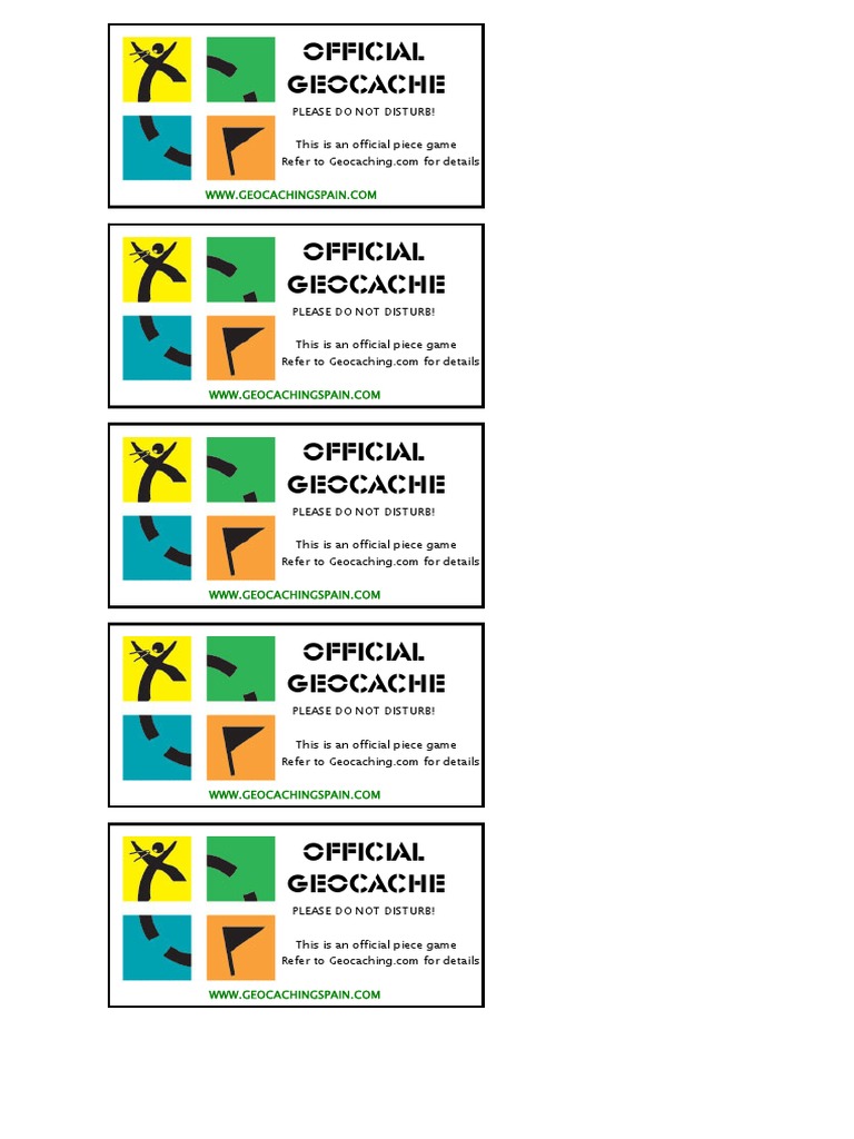 PEGATINA - CACHE - OFFICIAL by GS | PDF