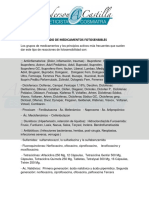 Listado de Medicamentos Fotosensibles An - 221201 - 155128