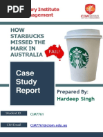 Assignment 1 (Starbucks)