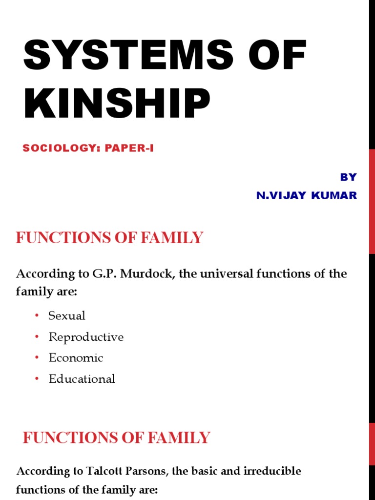 Sociology of Family Functions | PDF | Social Science | Science ...