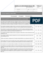 Anexo 10 - Trabalhos em Eletricidade