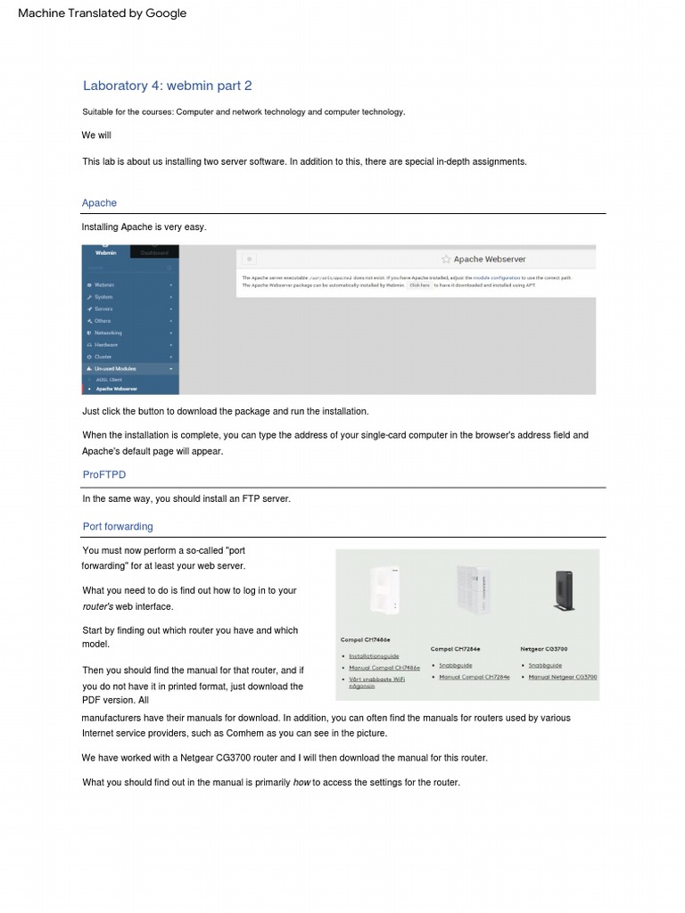 Port Forwarding and DNS Setup Guide | PDF | Router (Computing) | World ...