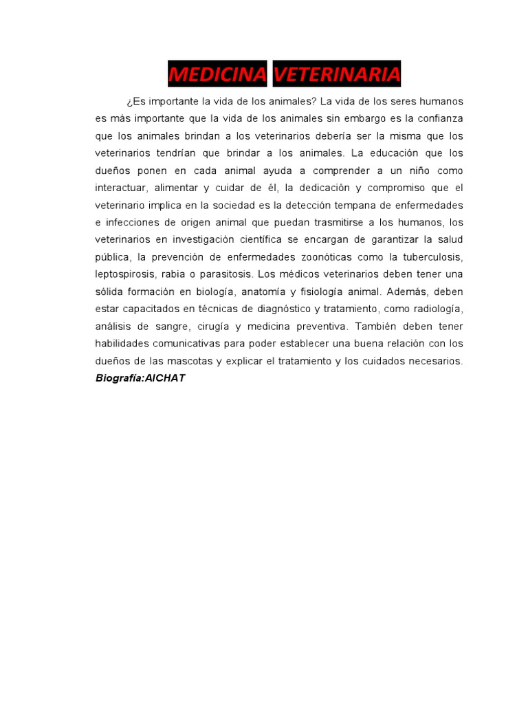 Medicina Veterinaria Preventiva y Ética | PDF | Medicina Veterinaria ...
