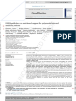 Clinical Nutrition ESPEN XXX (2017) 1-16. ESPEN Guidelines On Nutriotional Support For Polymorbid Internal Medicine Patientes
