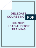 ISO 9001 Course Notes
