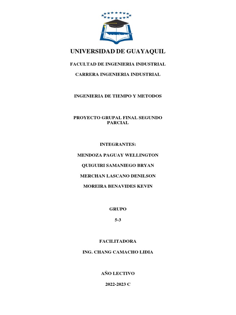 Proyecto Segundo Parcial 2 | PDF | Procesos industriales | Ingeniería