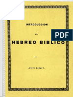 Introducción Al Hebreo Bíblico I - Leder