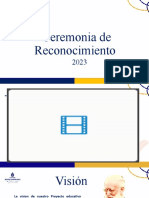 Premiación Primer Ciclo