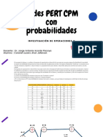 Redes PERT CPM Con Probabilidades