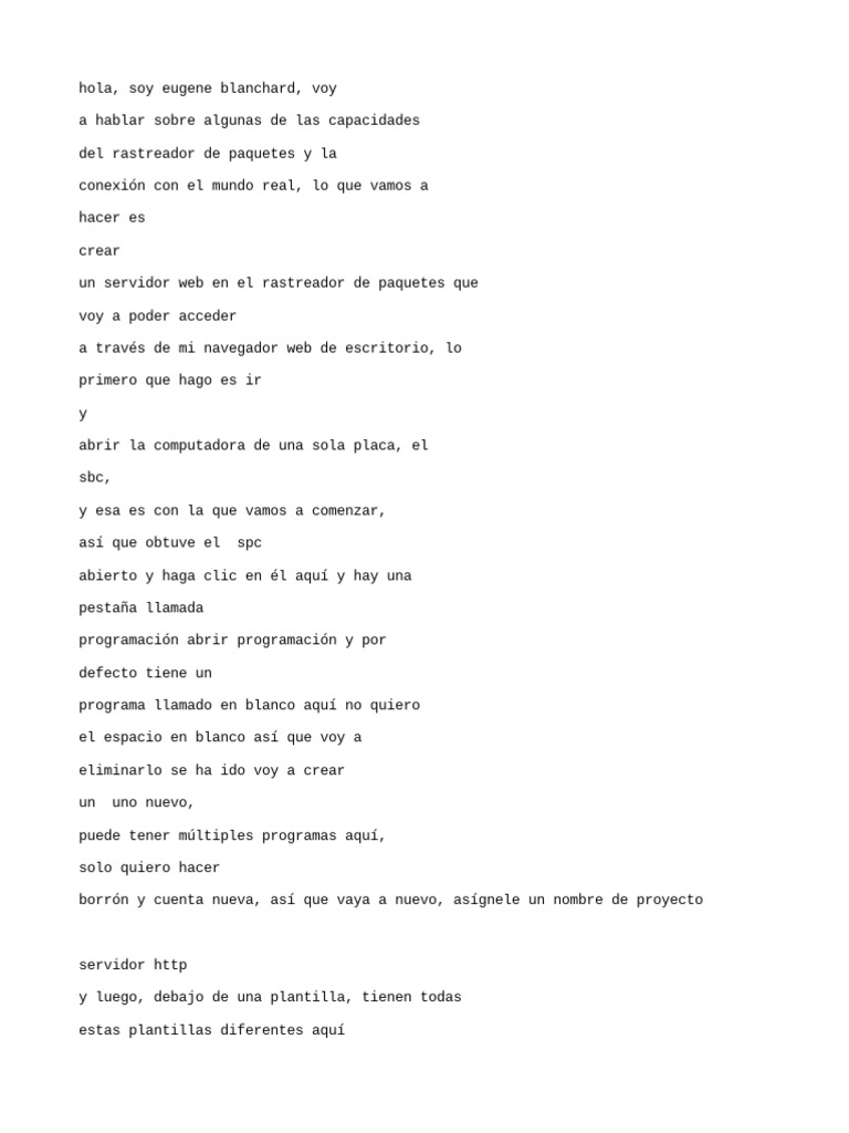  spanish cisco packet tracer connecting to real world networks using