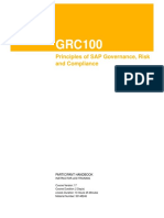 GRC100 - EN - Col17 Principles of SAP Governance, Risk and Compliance