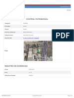 Control Patrimonial: Categoría Prioridad Puesto Informe Creado Por Fecha de Inicio Posición GPS