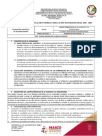 Planeación Anual Tutoria 2023 - 2024 2do Grado