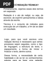 O QUE É REDAÇÃO TÉCNICA