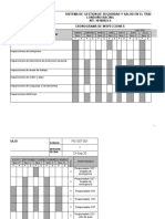 Cronograma de Inspecciones