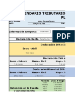 Calendario Tributario Empresas 2023