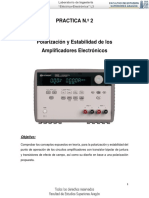 Práctica-2-Polarización y Estabilidad de Los Amplificadores Electrónicos