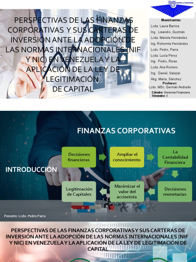Perspectivas de Finanzas Corporativas en Venezuela | PDF | normas ...