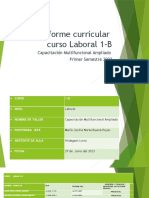 Informe Curricular de Curso Laboral 1-B