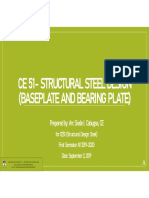 Design of Baseplate